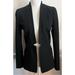 J. Crew Jackets & Coats | J. Crew Black Twill Open Front Blazer J. Crew 365 | Color: Black | Size: 4