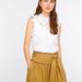 J. Crew Tops | J. Crew Mock Neck Top In Allover Embroidered Eyelet Ruffle Trim Top. Nwt. Xs. | Color: White | Size: Xs