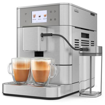 KITCHENAID Kaffeevollautomat "5KES8557ESX" Kaffeevollautomaten grau (edelstahl)