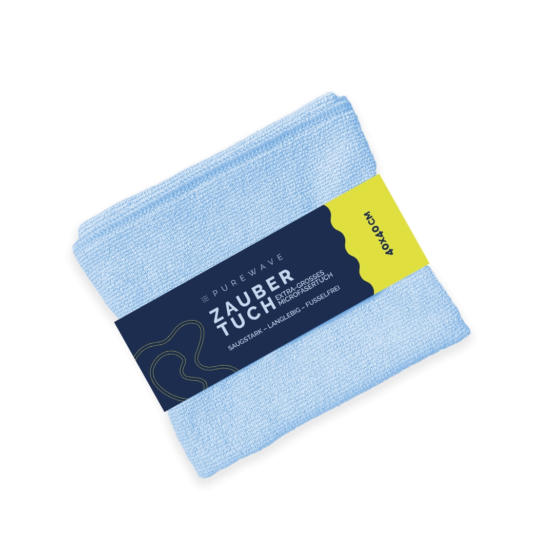 PUREWAVE Mikrofasertuch hellblau Image