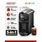 Cafelffe 5 in 1 Macchina da caffè a capsule multiple Caldo/freddo DG Cappuccino Nespresso Capsule ESE Pod Caffè macinato Cafeteria 19Bar