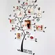 Cornice per foto di famiglia 3D fai da te Albero fotografico rimovibile Decalcomanie da muro in PVC / Adesivi murali adesivi Mural Art Home Decor