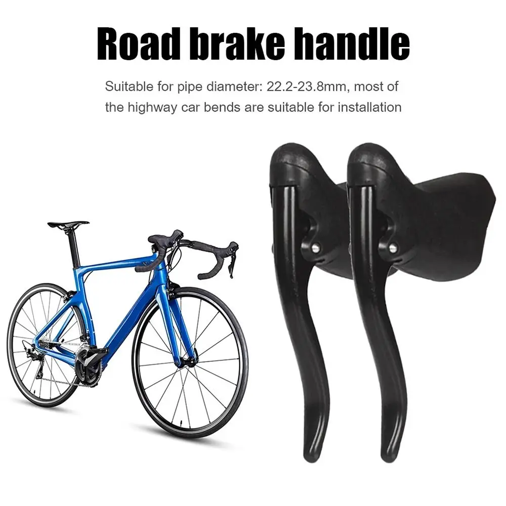 Leva del freno della bicicletta 1 paio Leve della maniglia del freno del manubrio della bici durevoli in alluminio Maniglie del manubrio della bicicletta Accessori del freno a mano