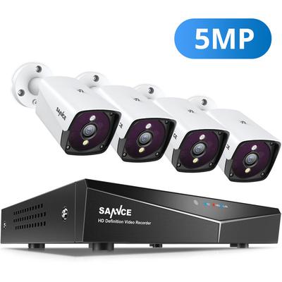 Sannce - 4CH 5MP xpoe Video Sicherheitssystem 5MP Outdoor Wasserdichte Infrarot Nachtsicht ip