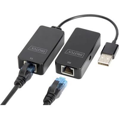 Digitus USB 2.0, Computer, Maus, Netzwerk, Notebook, Tastatur/Maus Adapter [1x USB 2.0 Buchse A, USB Image