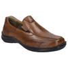 Slipper JOSEF SEIBEL "New Anvers 67", Herren, Gr. 43, braun (cognac), Leder, casual, Schuhe, Freizeitschuh, Halbschuh, Komfortschuh mit Wechselfußbett