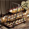 Cupcake Stand/Wood 3 Tier Dessert Stand/Dessert Table Display Set/Cupcake Stand for 50 Cupcakes/Suitable for Home Parties