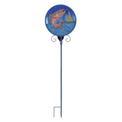 Sunset Vista Designs 424867 - Fish Solar Stake (94697) Lawn and Garden Animal Stakes