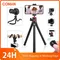 COMAN MT-35 Flexible Camera Tripod Hidden Phone Tripod Mount With Cold Shoe Smartphone DSLR Tripod