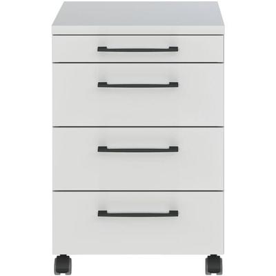 Germania-Werke Rollcontainer »Profiline II« mit klassischen Schubladen grau, 42x61x49 cm