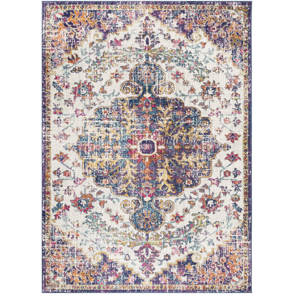 Tapis Vintage Oriental Multicolore/Bleu 160x220
