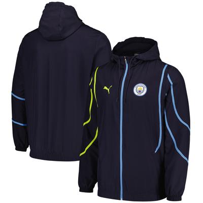 Manchester City PUMA Pre Match Jacke - Marineblau Image