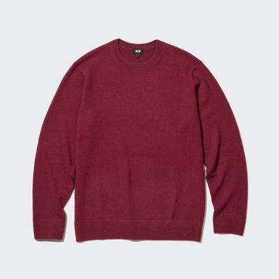 Uniqlo - Cashmere Crew Neck Jumper - Burgundy - XL