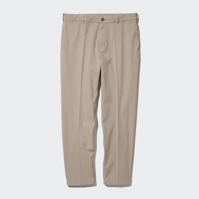 Uniqlo - Cotton Smart Ankle Trousers - Beige - XL