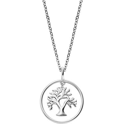 Kette mit Anhänger ENGELSRUFER "Lebensbaum, ERN-LILTREE", silber (silberfarben), Halsketten, Damen, Silber 925 (Sterling