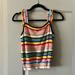 J. Crew Tops | J. Crew Light Knit Stripped Tank Top Size Small | Color: Red/Yellow | Size: S