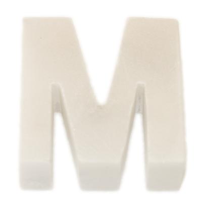 Marble Helvetica Letter White