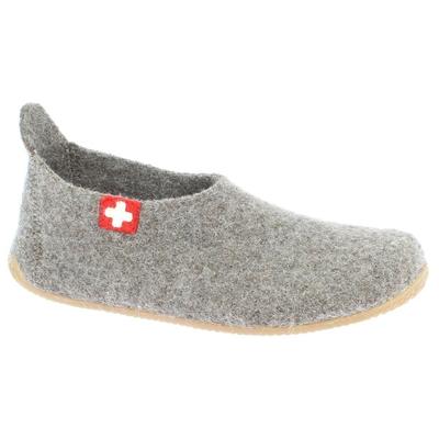 Living Kitzbühel - Slipper Schweizer Kreuz No. 4249 - Hüttenschuhe 26 | EU 26 grau Image