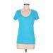 J.Crew Active T-Shirt: Blue Activewear - Women's Size Medium