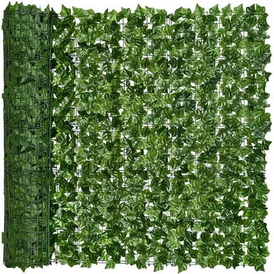 Artificial plants Ivy Privacy Fence 19.7x39in Artificial Hedges Fence Faux Plant Vine Leaf Decoration for Outdoor Garden Decor