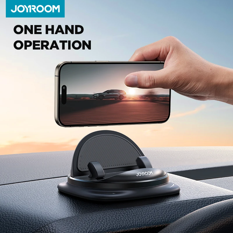 Joyroom-Support de téléphone de voiture Prada Board, rotation à 360 °, support de téléphone de voiture universel, silicone antidérapant, iPhone, smartphone Samsung