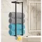 Porte-serviettes de salle de bain pour serviettes roulées, support de rangement mural pour l'organisation de la salle de bain, rangement de serviettes en acier inoxydable