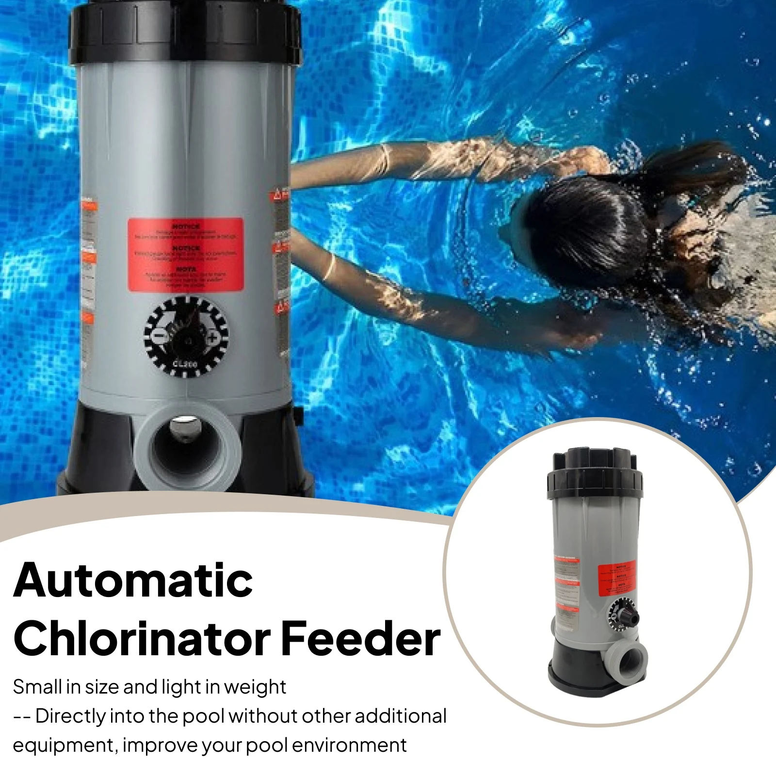 Distributeur automatique de piscine d'eau de grande capacité, combo inator, bassin à poissons, piscines personnelles, bain à remous FounAF intérieur et extérieur