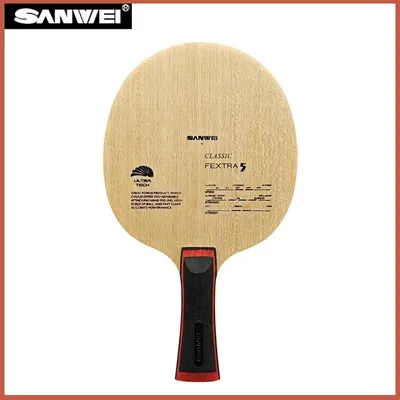Sanwei fextra 5 Tischtennis klinge 5-lagiges Holz Allround Ultra Tech Sanwei Tischtennis schläger Schläger Paddel Original Sanwei Extra 5 Image
