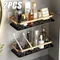 Étagère de salle de bain, organisateur de rangement de cuisine, support de shampoing en alliage d'aluminium, étagère de douche, accessoires de salle de bains, étagère sans perceuse