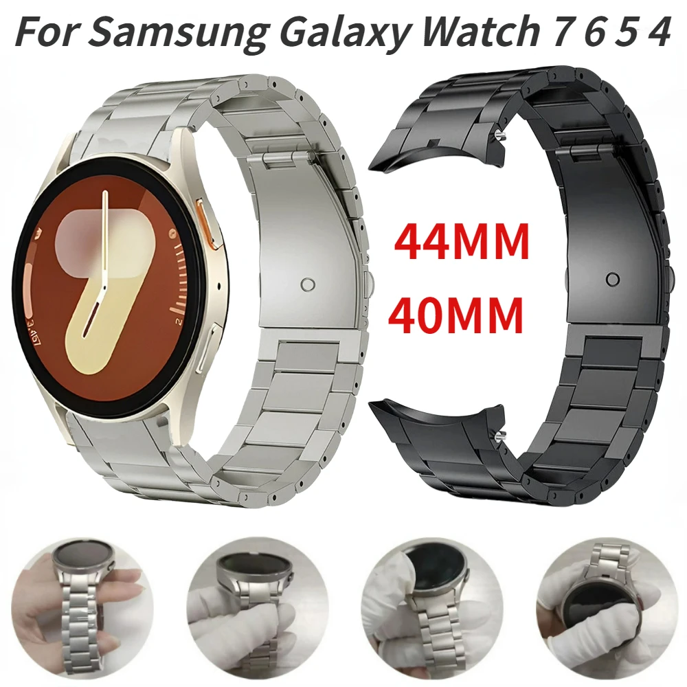 Titanarmband für Samsung Galaxy Watch 7 40 mm 44 mm Originalarmband für Samsung 6 Classic 47 mm 43 mm/5 Pro 45 mm/6 5 4 Armband Image