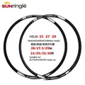 Jante de vélo Sunringle HELIX en alliage d'aluminium vélo de montagne/route TR25 TR27 TR29 jante de roue sous vide 28H 32H jante de roue 29/27, 5/26 pouces