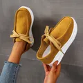 Chaussures de sport décontractées pour femmes, mocassins de rencontre, baskets à plateforme pour dames, coordonnantes, à lacets, Parker rond, mode, printemps, automne, 2023