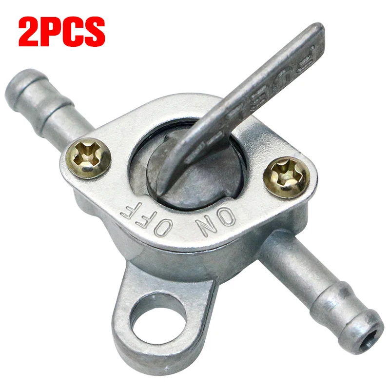 2 Stück 6 mm Motorrad Roller Benzin Wasserhahn Gas Benzin Ventil Kraftstofftank Schalter Motor Mini Auto Schlüsselanhänger Ein Aus Zubehör Image