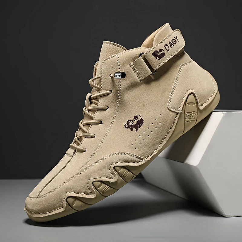 Luxus Frauen Stiefel Handgemachte Leder Männer Stiefeletten Mode Designer männer Casual Schuhe Bequeme Hombres Botas Große Größe 35-50