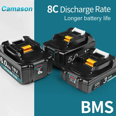 Camason makita 18 V Batterie für Elektro werkzeuge Ersatz zubehör bl1860 bl1850 18 V Li-Ionen-Akku