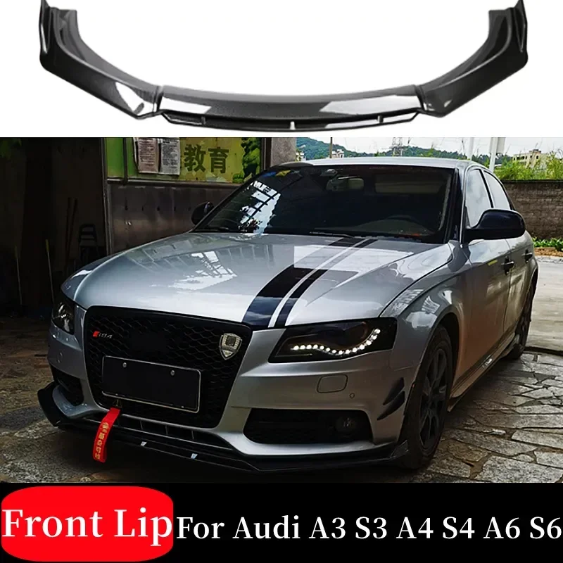 Pare-chocs avant universel pour Audi, kit de tambours de diffuseur, séparateur de becquet, accessoires de chariot élévateur, Audi A3, A4, Q3, S3, S4, Dock Gods, B7, B8