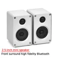 Voce chiara e delicata Mini altoparlante da 2.5 pollici Stereo Home Computer Front Surround Bluetooth ad alta fedeltà