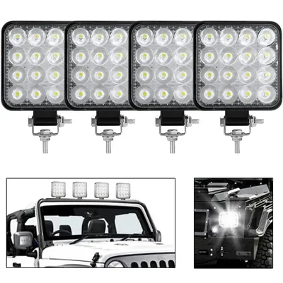 Luce da lavoro Luci di marcia a LED Barra Offroad 4X4 Faretto 12V 24V per Jeep Camion Auto Moto