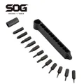 SOG Kit di accessori per punte esagonali Set di cacciaviti per qualsiasi set di utensili manuali multiutensile SOG Set Phillips Kit di trasmissione a stella a testa piatta