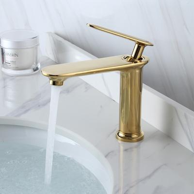 Bathroom Sink Faucet - Classic Electroplated Mount Outside Single Handle One HoleBath Taps