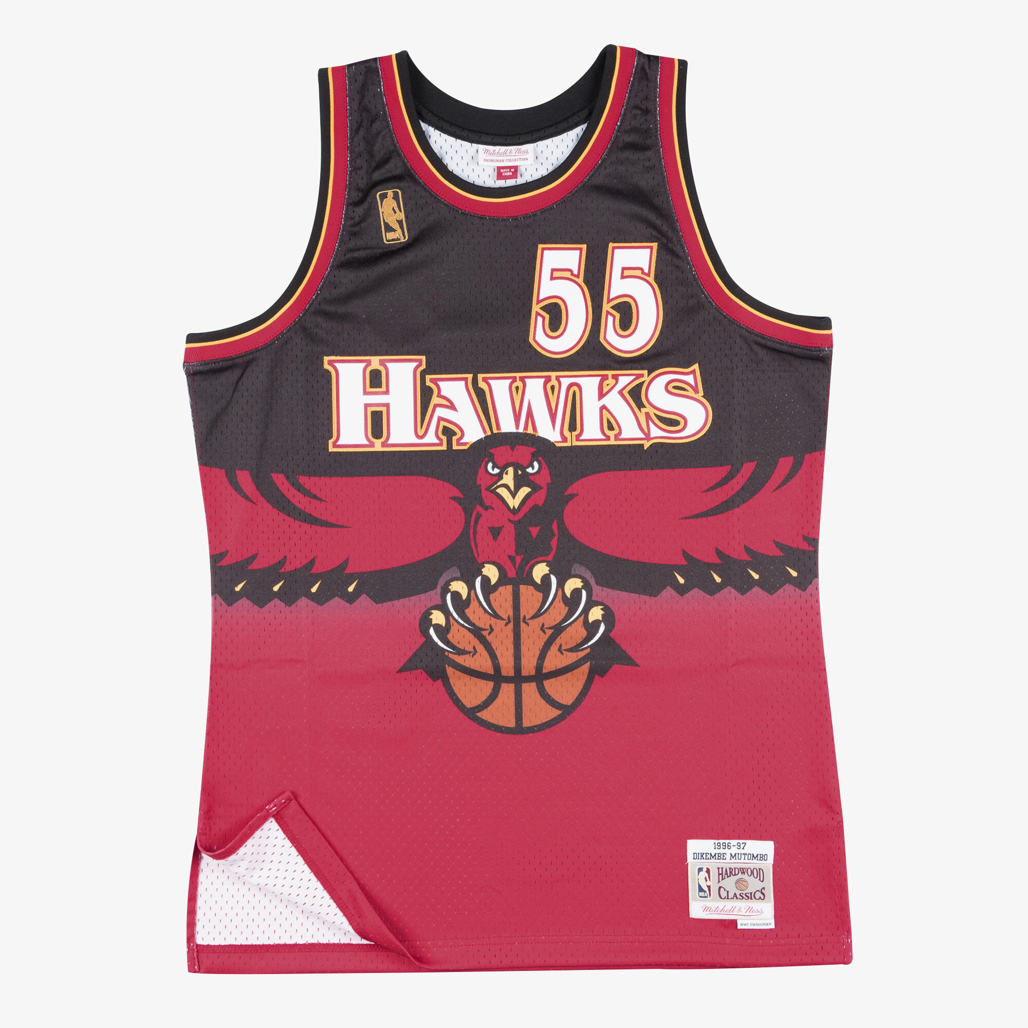 Atlanta Hawks Mitchell & Ness Swingman-Trikot Dikembe Mutombo 1996–97 Image