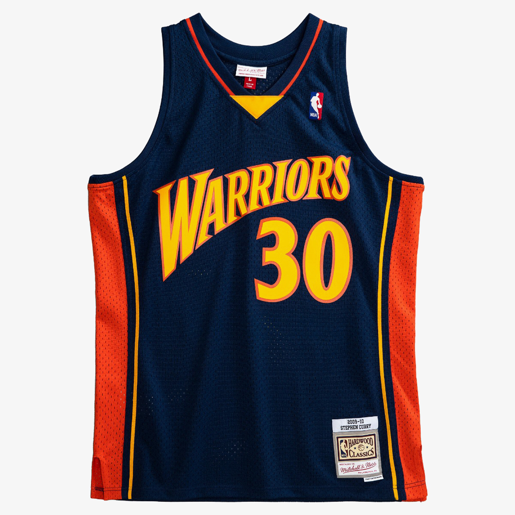 Golden State Warriors Mitchell & Ness Swingman Trikot Road Steph Curry 2009-10 Image