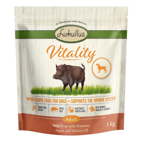 Lukullus Vitality Unterstützung Immunsystem: Wildschwein (getreidefrei) - Sparpaket: 5 x 1 kg