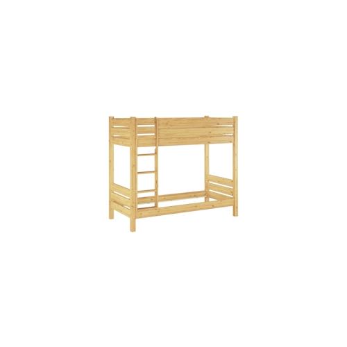 Erst-Holz Kiefer-Etagenbett Massivholz natur 90x190 Stockbett stabil ohne Rollrost 60.16-09-190 oR