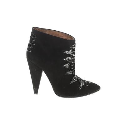 Ankle Boots: Black Shoes - Women's Size 40