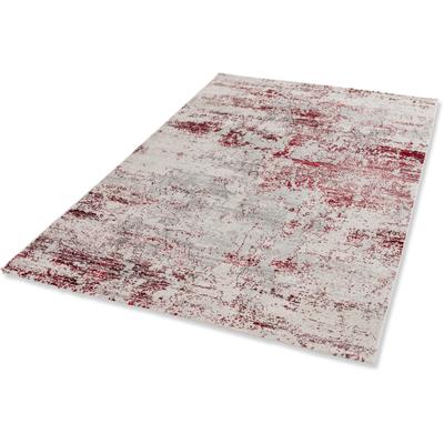 Teppich ASTRA "Noa 201" Gr. 3, rot (rot, creme), B:133cm H:9mm L:190cm, Kunstfaser, Teppiche, Kurzflor, Wohnzimmer Image