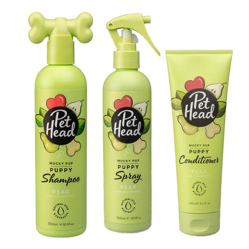 Set 3-teiling (Shampoo, Spray, Conditioner) Pet Head Mucky Puppy Hund