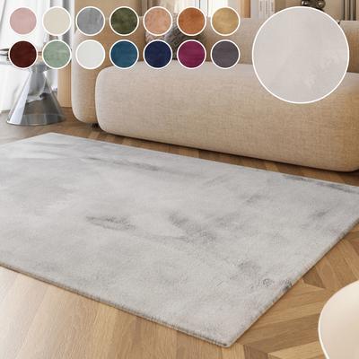 Hochflor-Teppich ESPRIT "Alice ESP-4377, Kunstfell" Gr. 6, beige (greige), B:200cm H:25mm L:290cm, Kunstfaser, Teppiche, Kaninchenfell-Haptik, besonders weich und dicht, für alle Räume Image