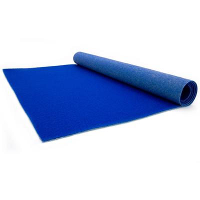 Läufer "PODIUM, Made in Belgium", blau, B:100cm H:2,6mm L:2600cm, Polypropylen (PP), PRIMAFLOR-IDEEN IN TEXTIL, Teppiche, Breite 100 cm, robuster Nadelfilz, Uni-Farben Image