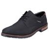 Schnürschuh RIEKER, Herren, Gr. 42, schwarz, Synthetik, Textil, elegant, Schuhe, in Business-Look, Freizeitschuh, Halbschuh, Schnürschuh